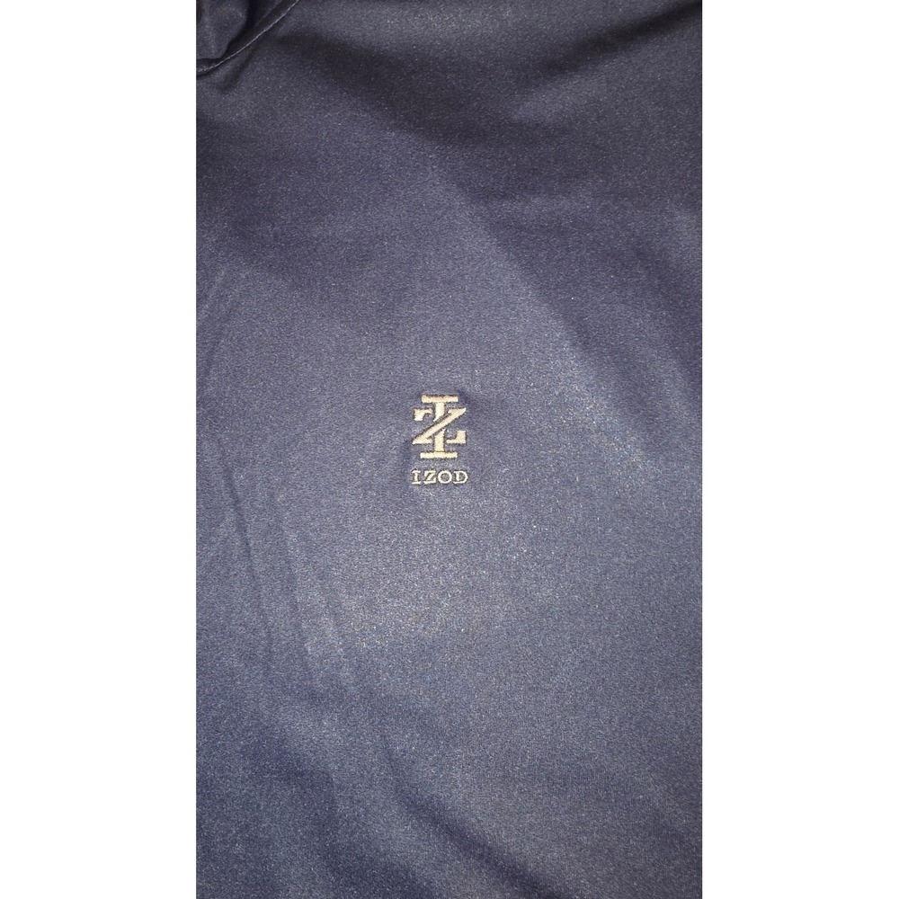 IZOD Golf Vest Mens Large Blue Sleeveless 1/4 Zip Pullover Athletic - Picture 10 of 10